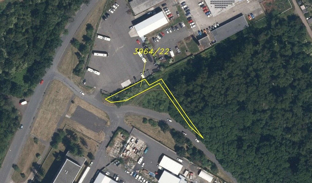 Prodej pozemku, 605 m², Chomutov