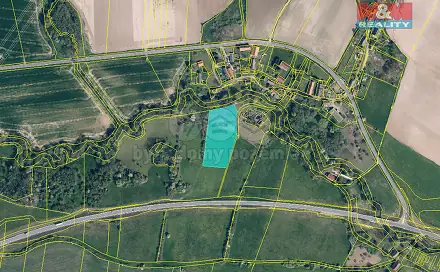 Prodej louky 2 150 m², Kravaře, okres Česká Lípa