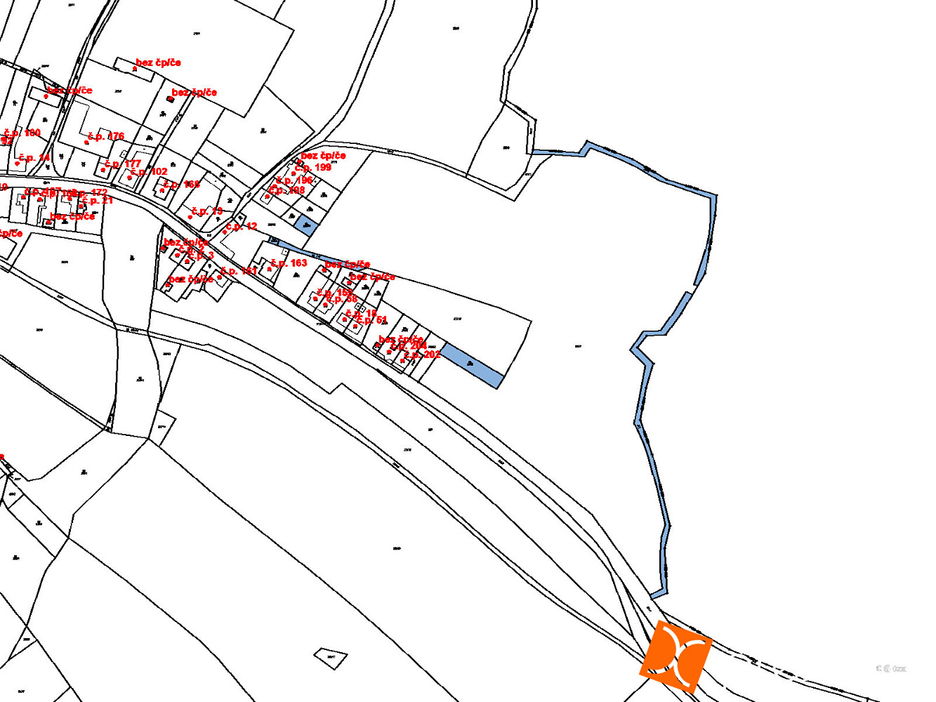 Prodej stavebního pozemku 988 m²