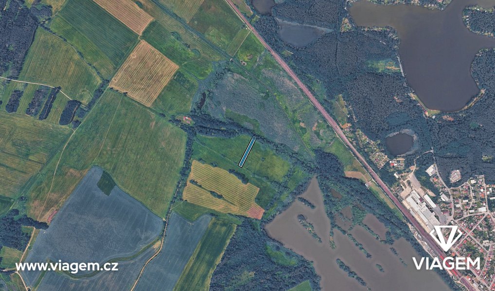 Prodej pole 643 m², Zliv – náhled fotky 5