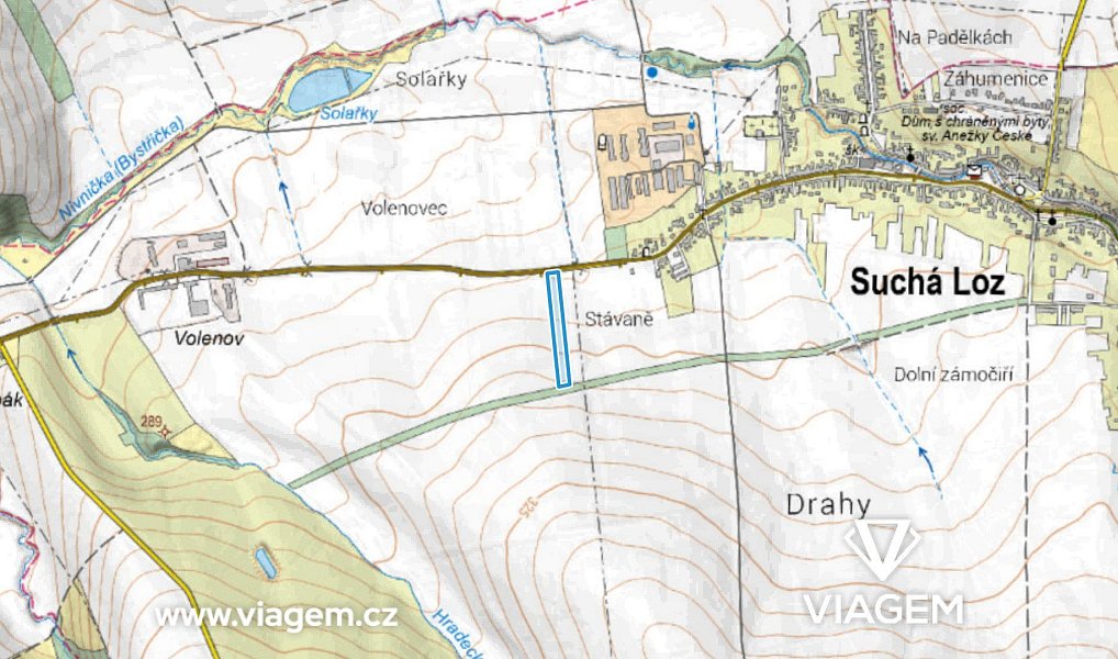 Prodej pole 3 744 m², Suchá Loz – náhled fotky 3