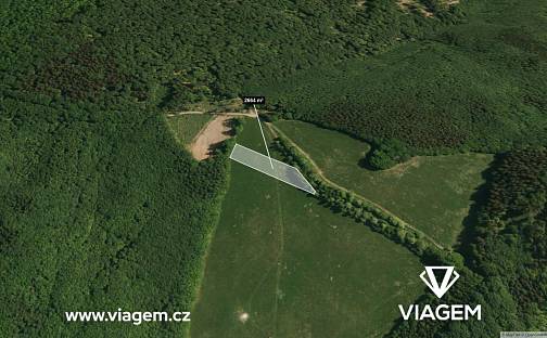 Prodej pole 2 664 m², Staré Hutě, okres Uherské Hradiště