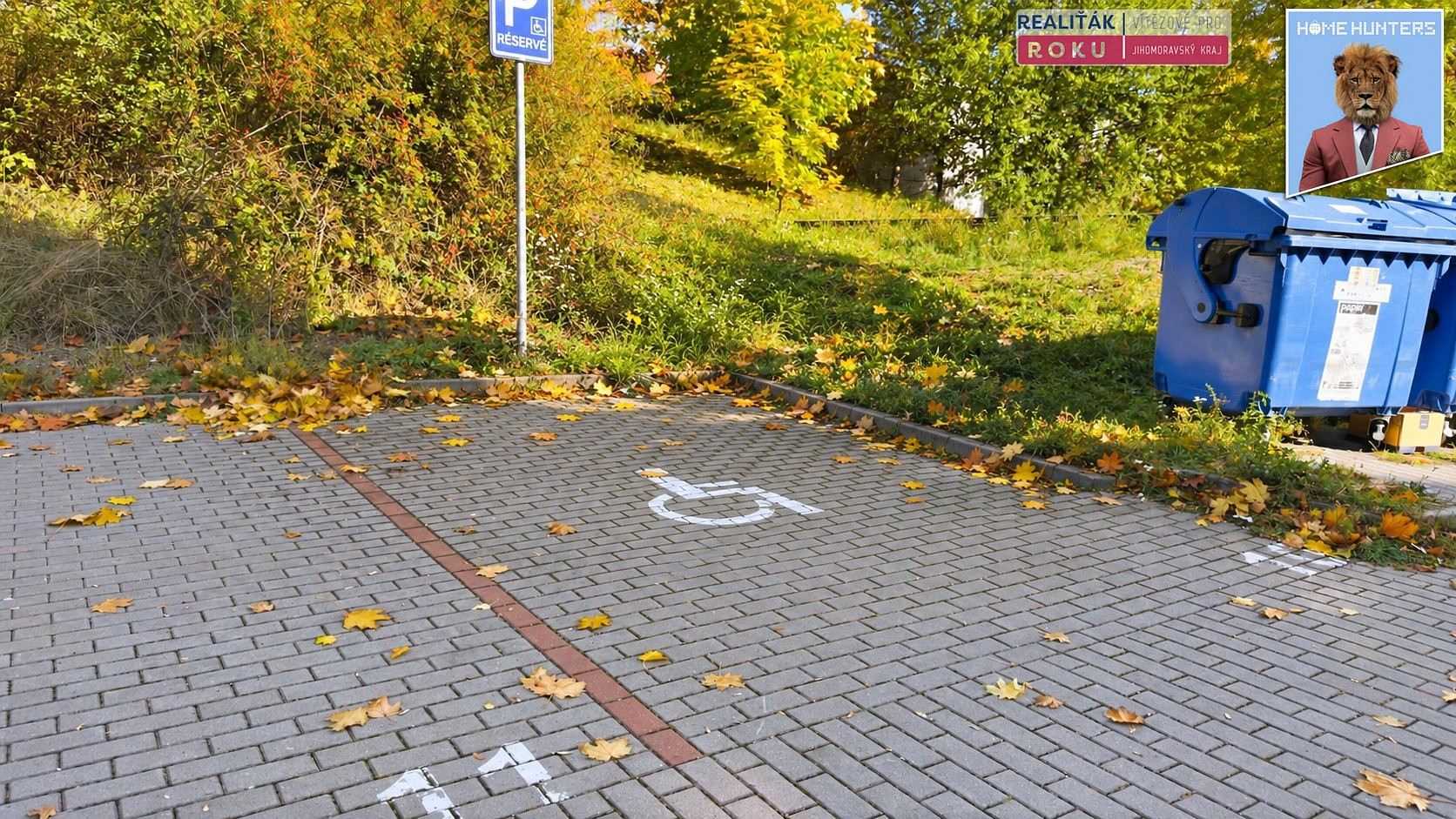 Vlastní parkovací stání 17 m2 v Brně Líšni, ulice Horníkova