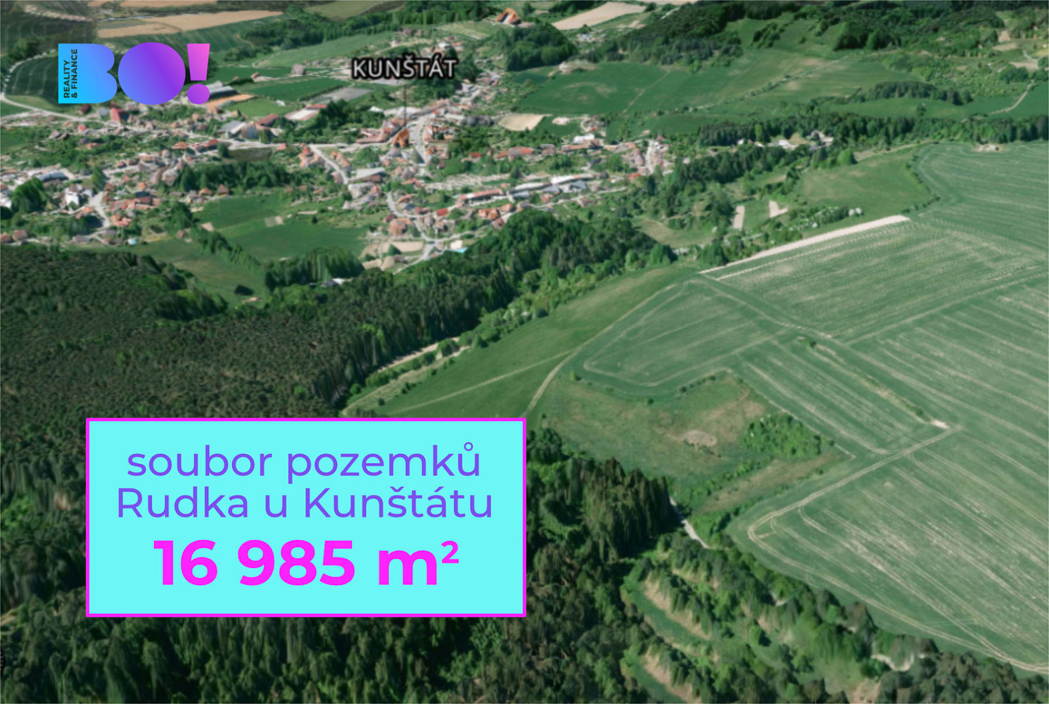 Prodej pole 16 985 m²