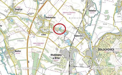 Prodej zahrady 1 508 m², Vojkovice, okres Brno-venkov