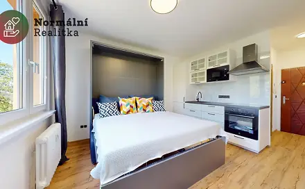 Pronájem bytu 1+kk 20 m², Tolstého, Ústí nad Labem - Střekov