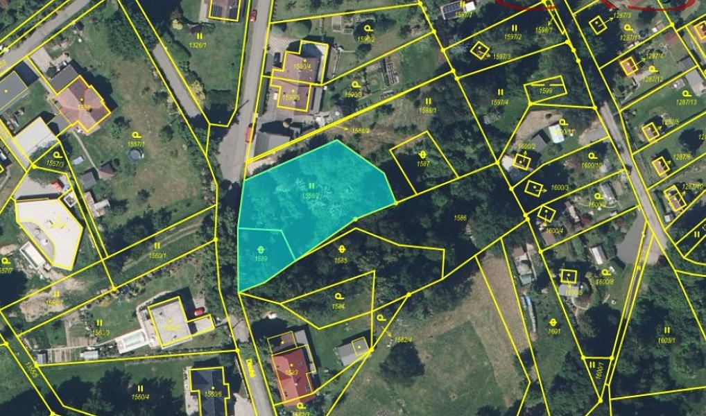Prodej pozemku, 1358 m², Liberec XXV-Vesec - Liberec, Liberec