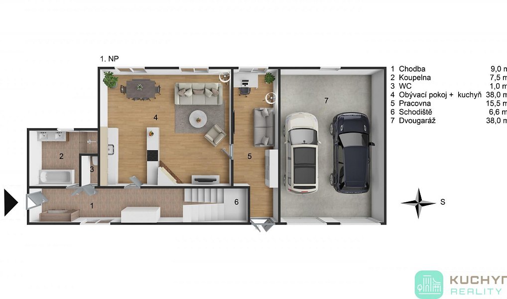Prodej domu 265 m² s pozemkem 1 277 m², Košťany – náhled fotky 8