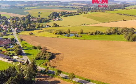 Prodej pole 17 069 m², Bystřice - Drachkov, okres Benešov