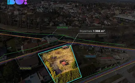 Prodej stavebního pozemku 1 398 m², Příbor, okres Nový Jičín