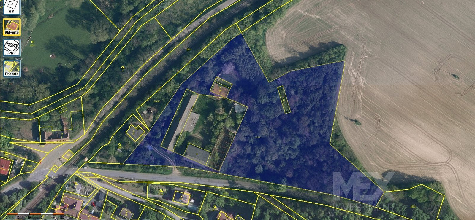 Prodej stavebního pozemku 16 429 m² – pohled 5