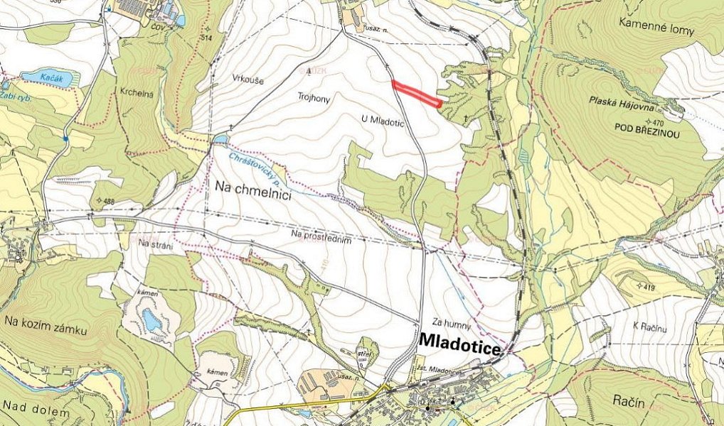 Prodej pole 10 291 m², Mladotice – náhled fotky 2