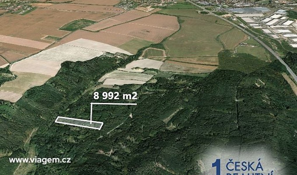 Prodej lesa 3 372 m², Drahelčice – náhled fotky 2