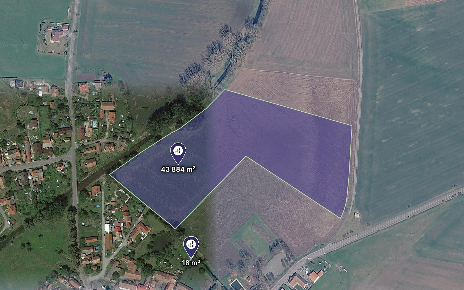 Prodej pole 159 734 m²