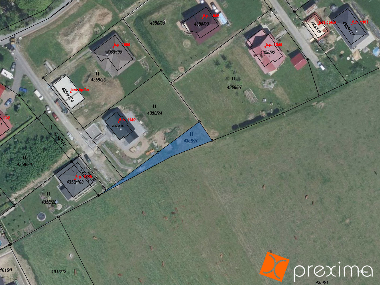 Prodej stavebního pozemku 64 m²