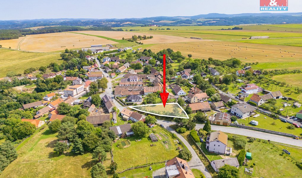 Prodej stavebního pozemku 1 217 m², Koryta – náhled fotky 3