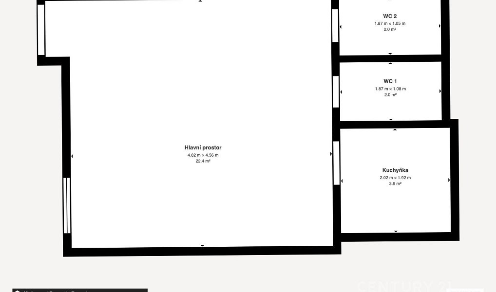 Pronájem obchodních prostor 36 m², Nový Jičín – náhled fotky 9