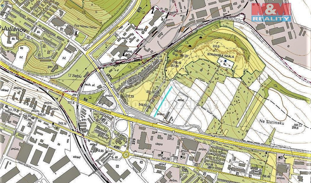Prodej pole 1 652 m², Brno – náhled fotky 2