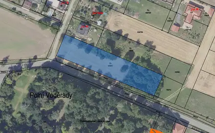 Prodej zahrady 145 m², Polní Voděrady, okres Kolín