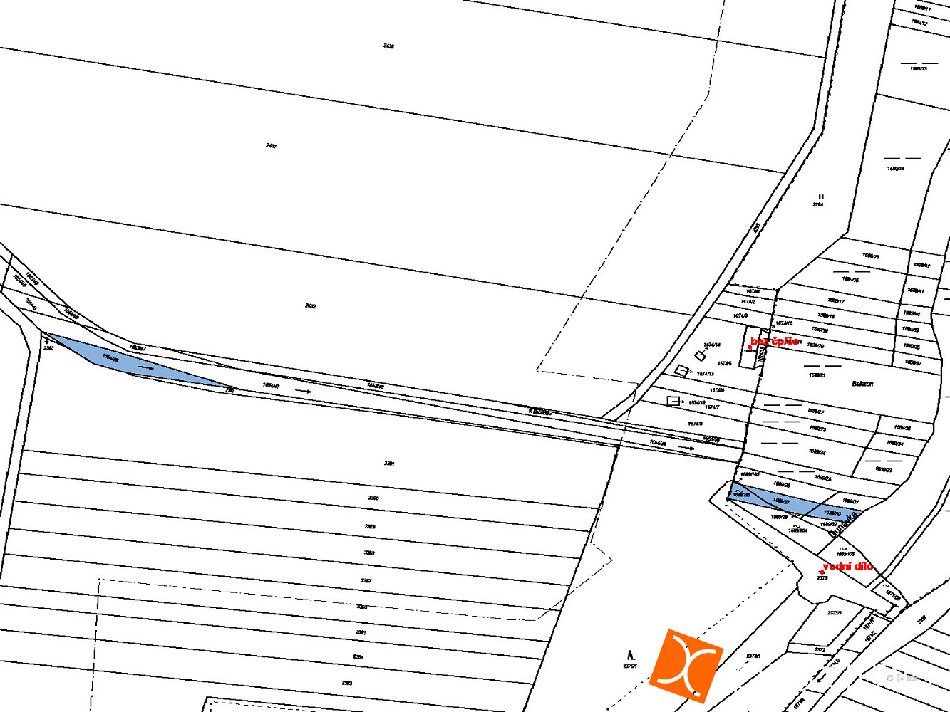 Prodej komerčního pozemku 393 m² – fotografie 2