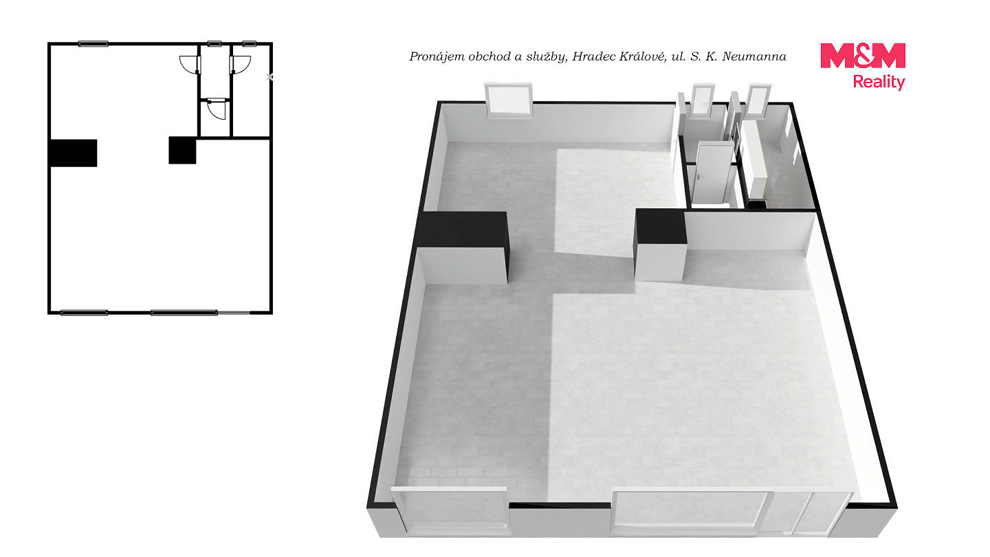 Pronájem obchodních prostor 65 m² – fotografie 4