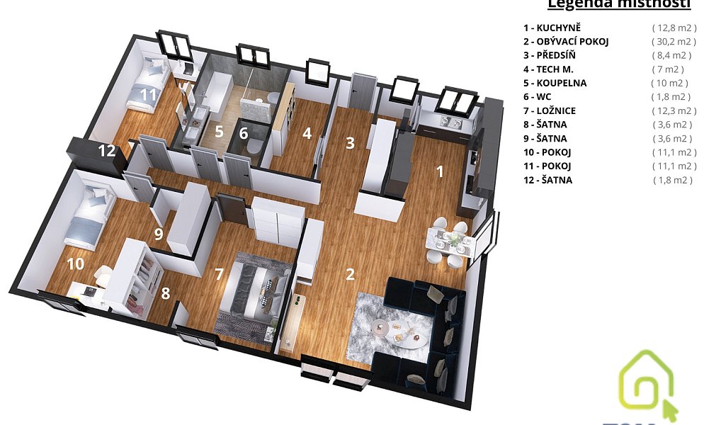 Prodej domu 124 m² s pozemkem 1 005 m², Libá – náhled fotky 31