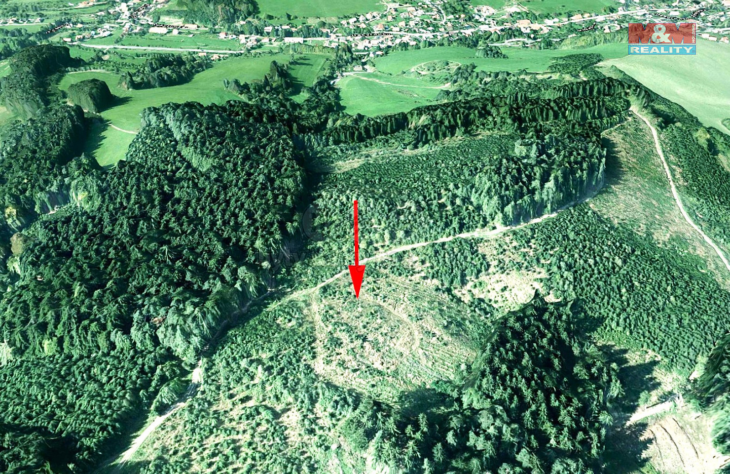 Prodej lesa 12 578 m²