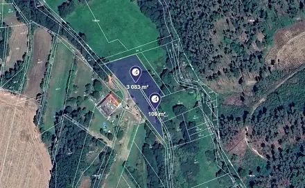 Prodej louky 2 126 m², Přešťovice, okres Strakonice
