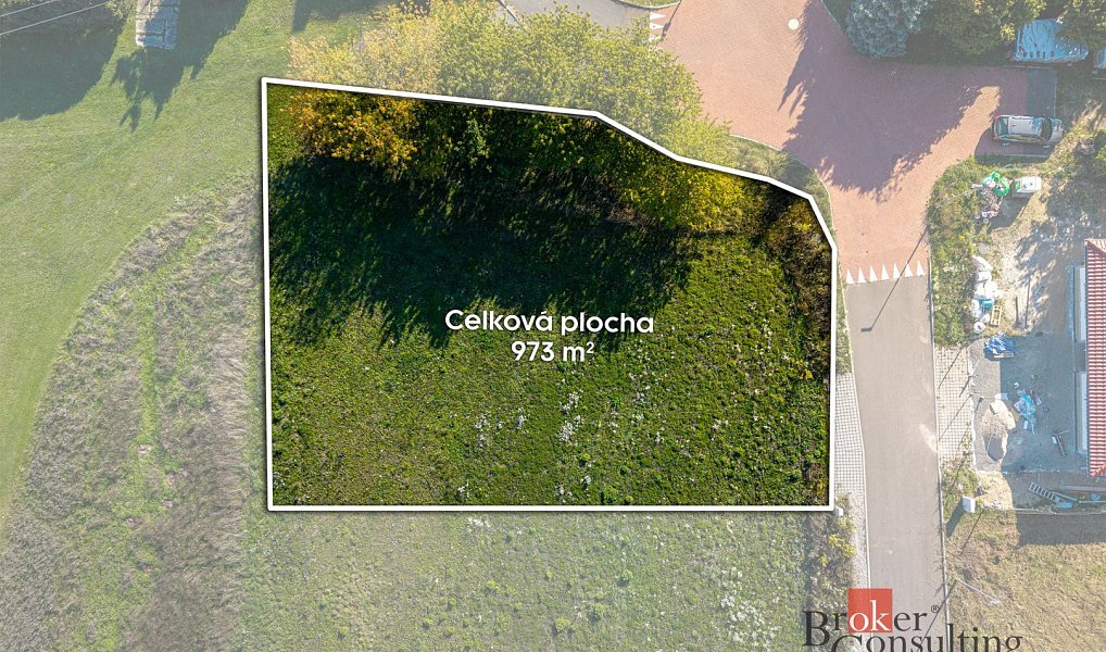 Prodej stavebního pozemku 973 m², Domašov u Šternberka – náhled fotky 2