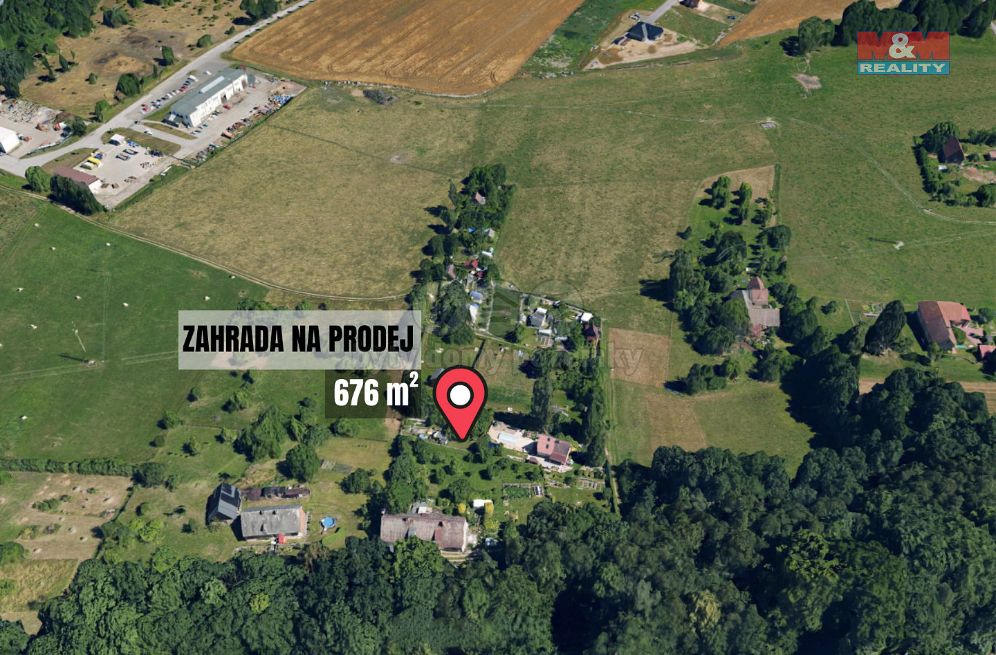 Prodej zahrady 676 m² — photo 2