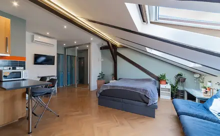 Prodej bytu 1+kk 45 m², Sázavská, Praha 2 - Vinohrady