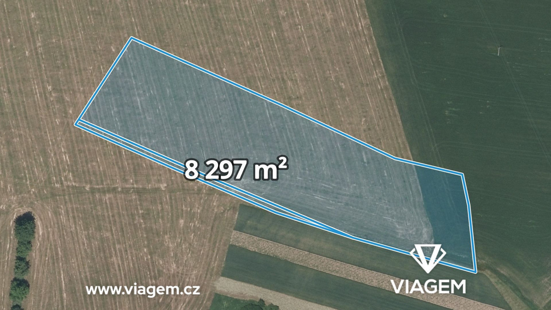 Prodej pole 1 037 m²