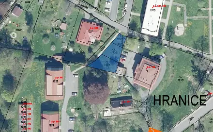 Prodej stavebního pozemku 427 m², Hranice, okres Cheb