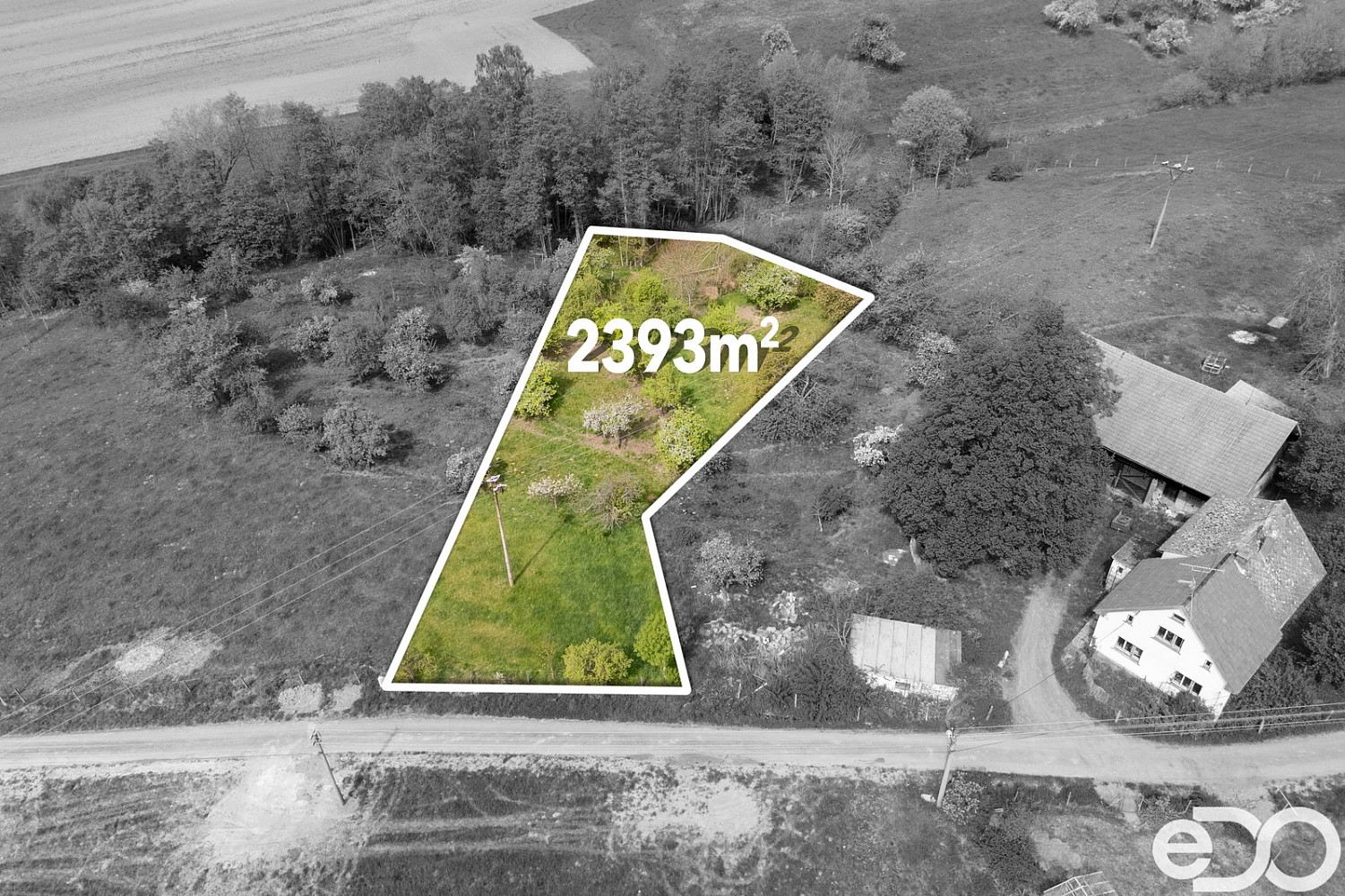 Prodej stavebního pozemku 2 393 m²