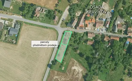 Prodej stavebního pozemku 479 m², Budětsko, okres Prostějov