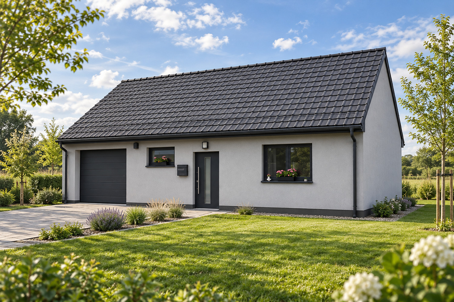 Pozemek 400 m² s povoleným projektem domu 3+kk, Bílina