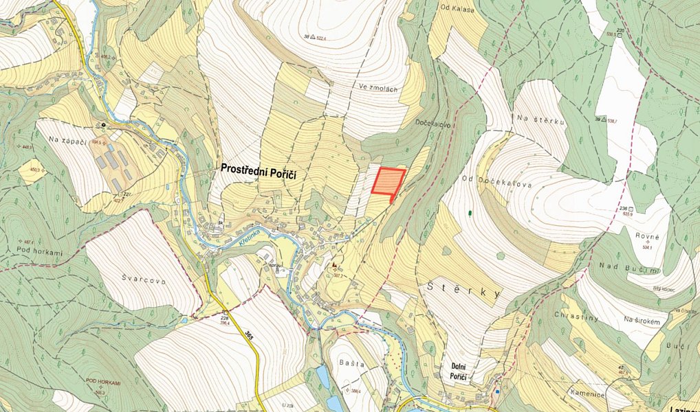 Prodej louky 11 708 m², Prostřední Poříčí – náhled fotky 2