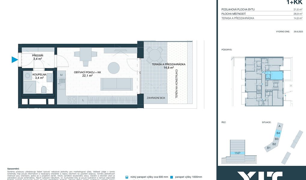 Prodej bytu 1+kk 29 m², Brno – náhled fotky 2
