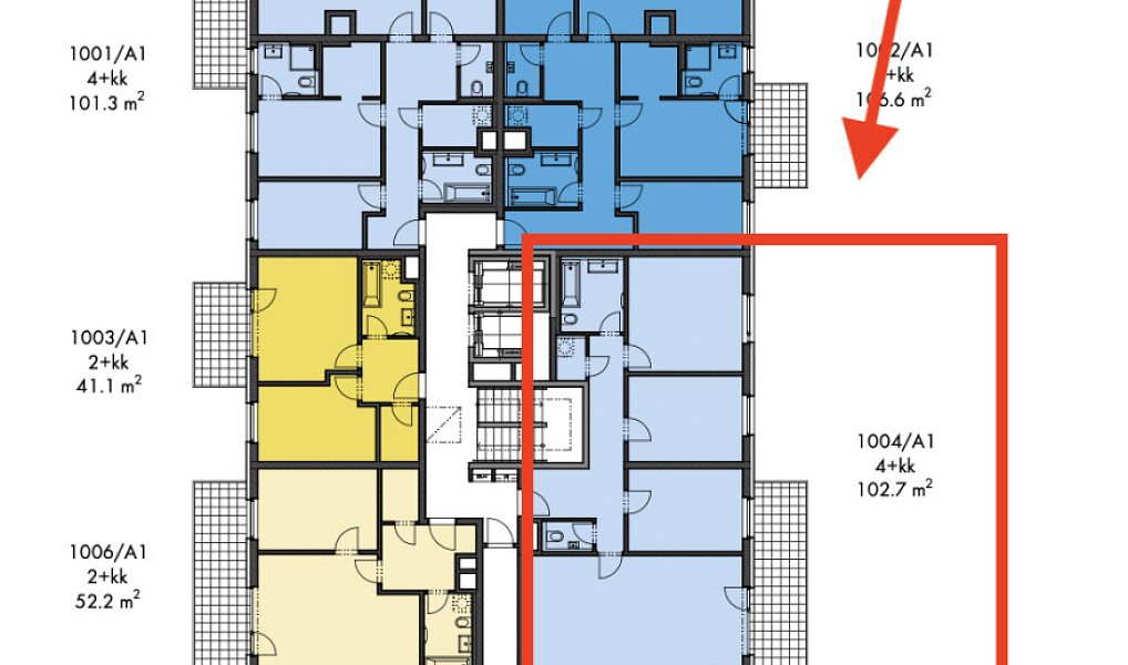 Prodej bytu 4+kk 103 m², Praha – náhled fotky 4