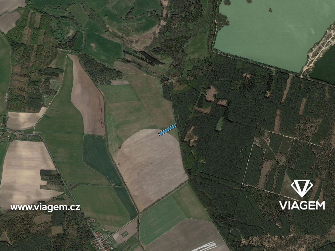 Pole 2 982 m², Podíl 50 % o výměře 1 491 m² – pohled 3