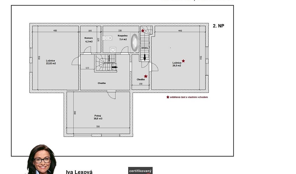 Prodej domu 196 m² s pozemkem 511 m², Třeboň – náhled fotky 16