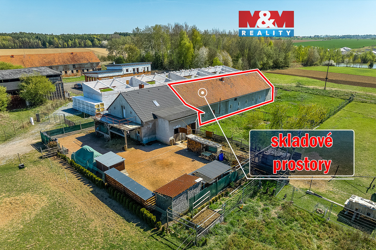 Prodej skladovacích prostor 144 m²