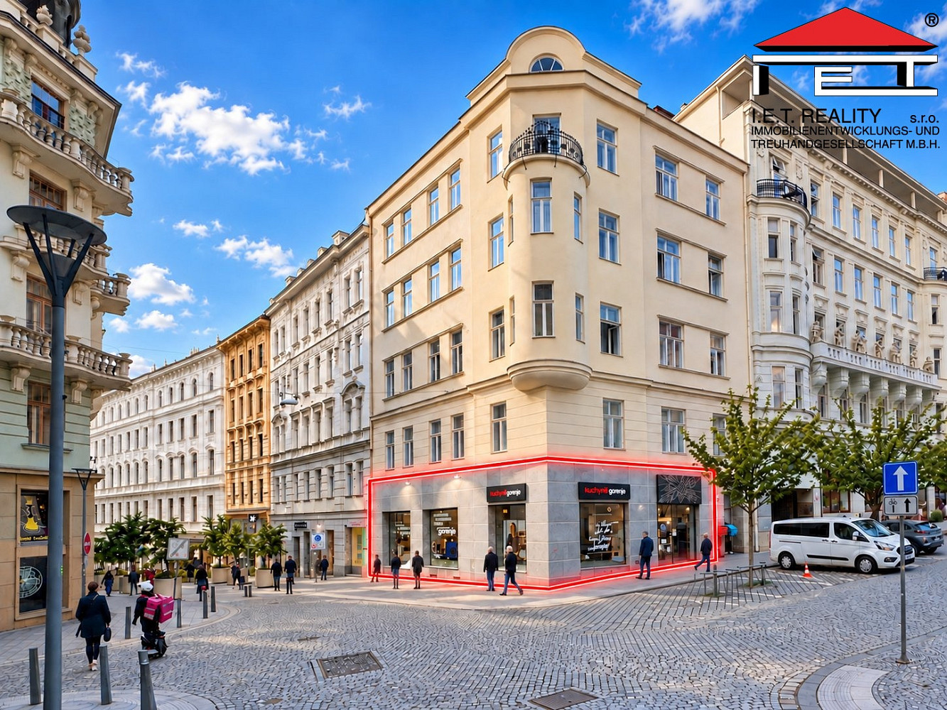Pronájem obchodních prostor 109 m²