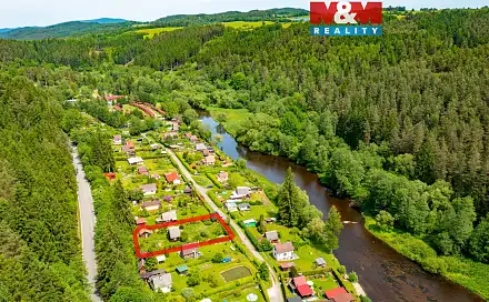 Prodej chaty/chalupy 25 m² s pozemkem 846 m², Větřní - Hašlovice, okres Český Krumlov