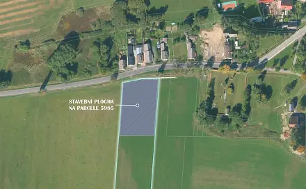 Prodej stavebního pozemku 18 140 m², Zadní Chodov, okres Tachov