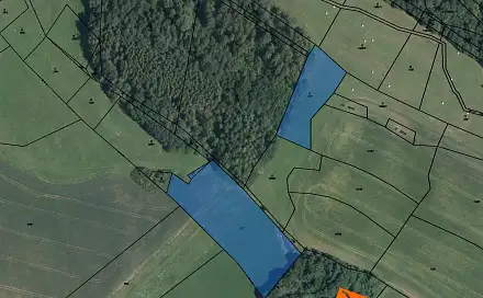 Prodej pole 1 042 m², Otradov, okres Chrudim