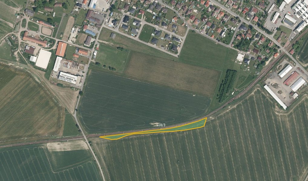 Prodej pole 7 216 m², Slapy – náhled fotky 2