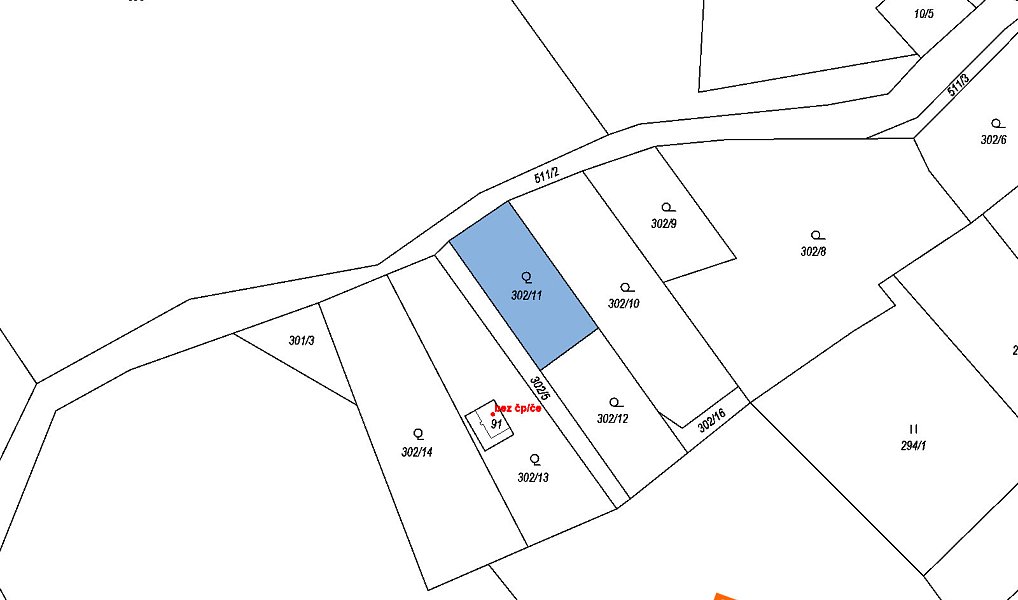 Prodej zahrady 402 m², Korozluky – náhled fotky 2