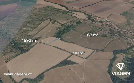 Prodej pole 923 m², Strážnice, okres Hodonín