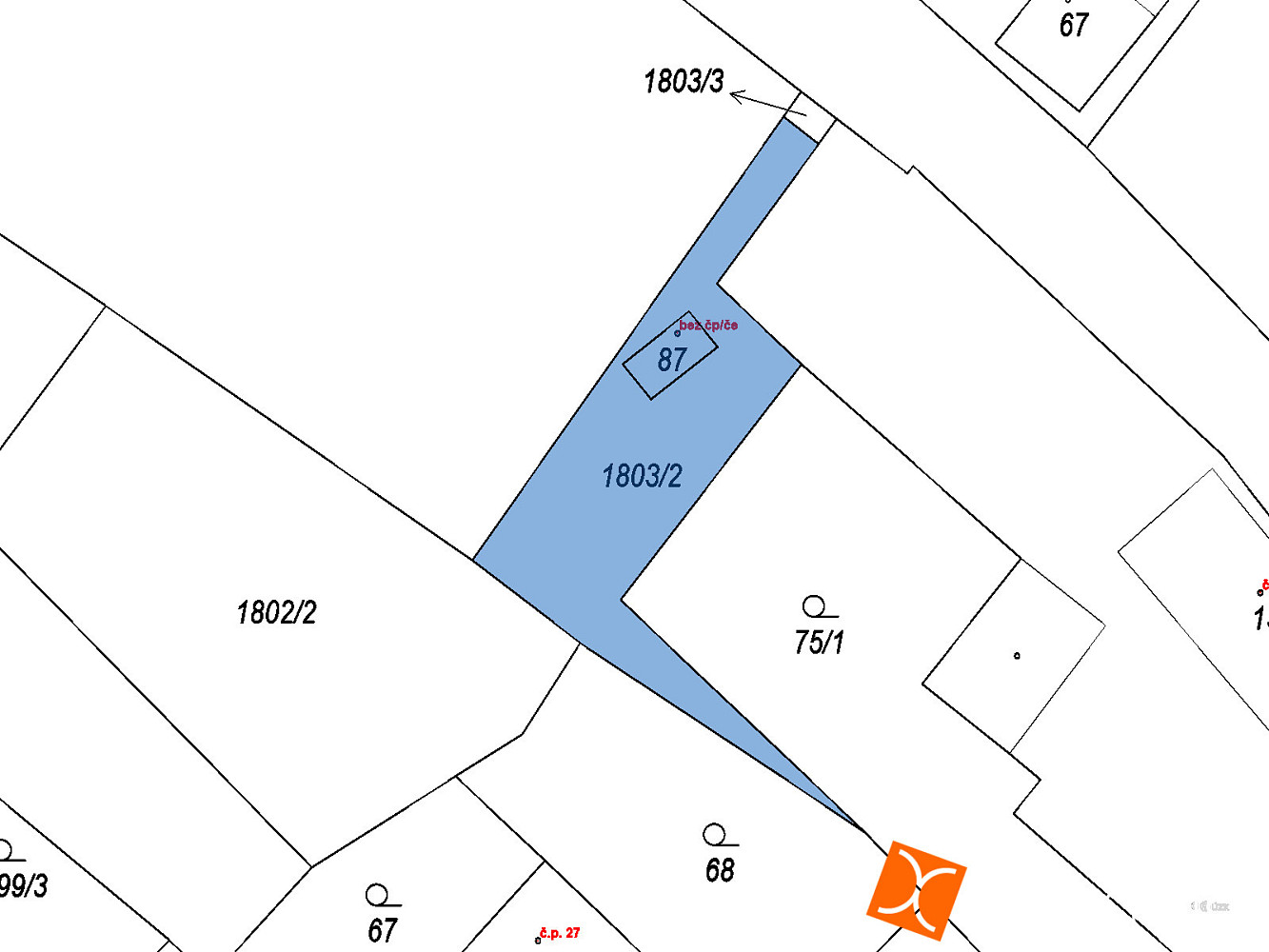 Prodej stavebního pozemku 154 m² – fotografie 2